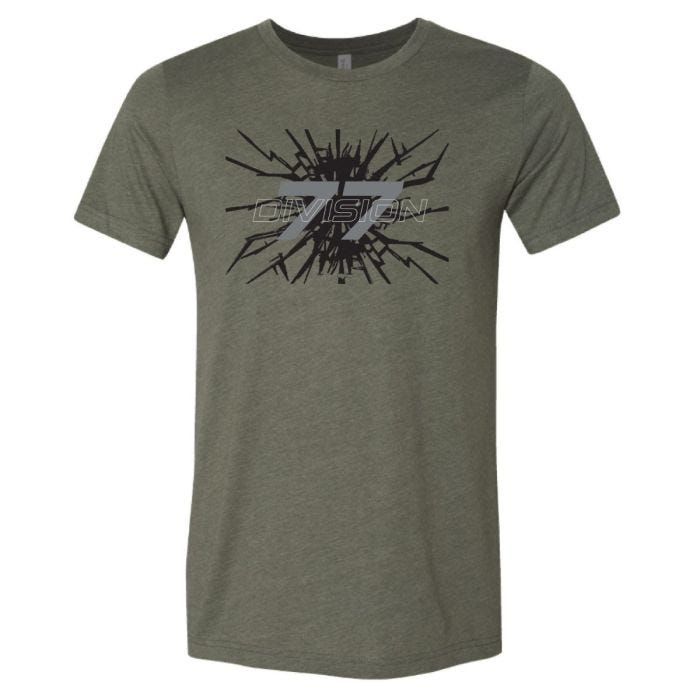 Division 77 Heather Military Green Short Sleeve Shirt – Tactical Apparel