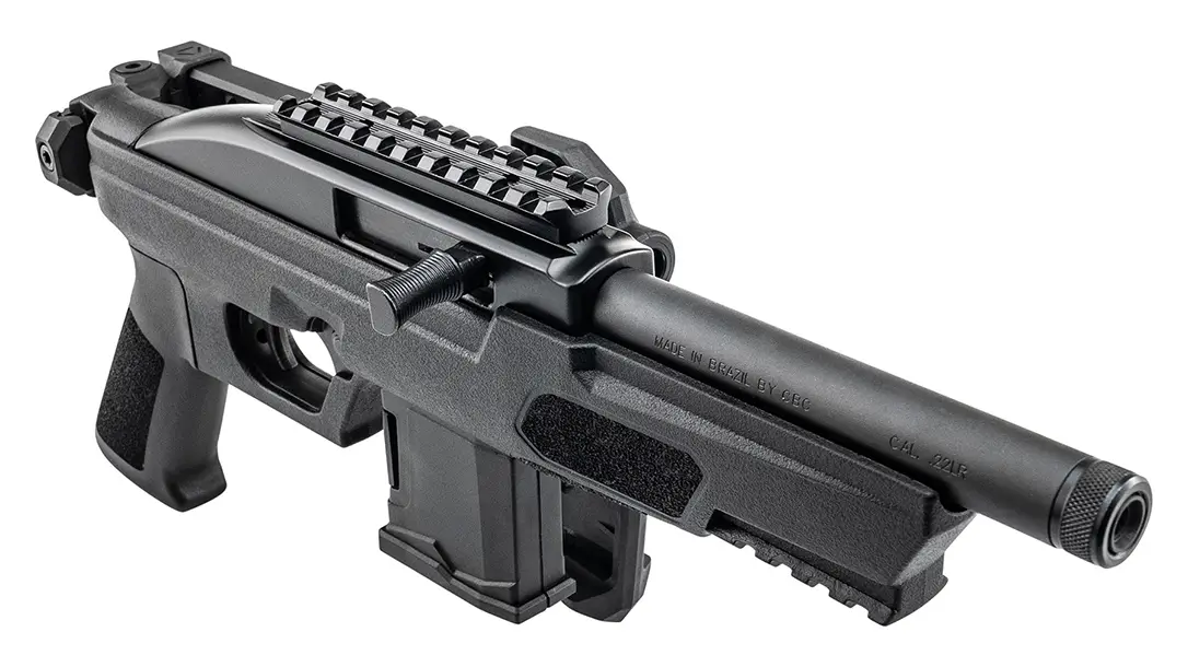 Rossi RS22P 22LR Pistol with Threaded Barrel and Suppressor Sights